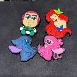 4 Disney Croc Charms